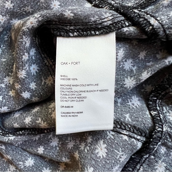 OAK + FORT Mini Ruffle Floral Dress - Picture 6 of 7